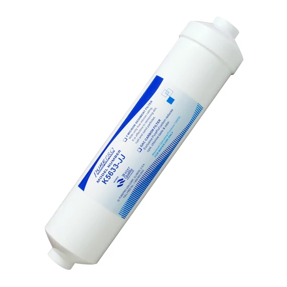 PurePro granulált aktívszén (GAC) In-Line kompakt szűrőegység, 2,5" QUICK  "K" széria